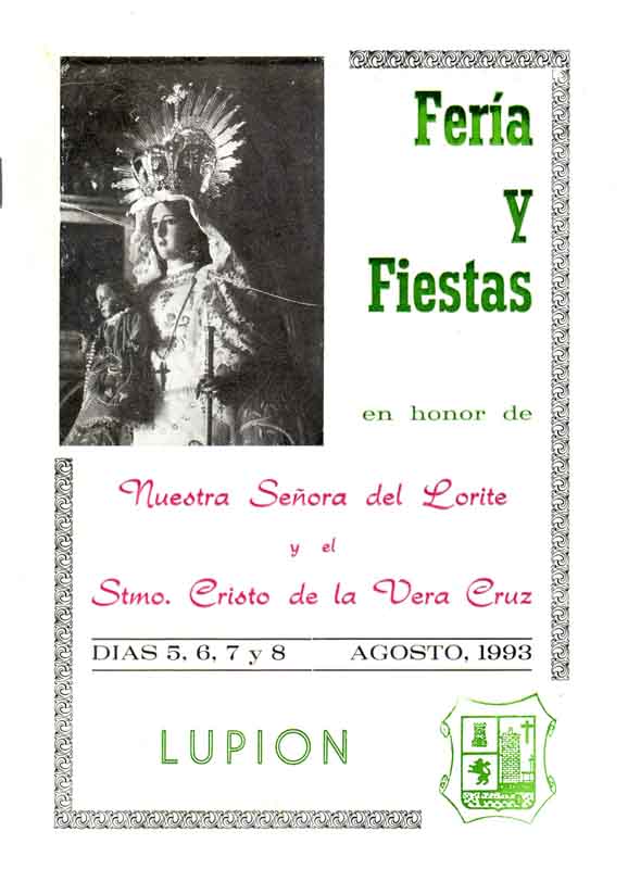 Fiestas mayores en honor de Nuestra Señora del Lorite y el Santísimo Cristo de la Veracruz  